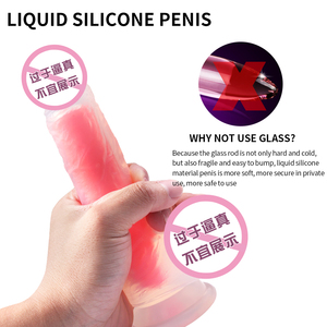<span class=keywords><strong>Dildo</strong></span> Realistico Arcobaleno da <span class=keywords><strong>5</strong></span>,8 Pollici per Giocattoli Sessuali per Adulti, in Silicone Liquido con Forte Ventosa, Stimolatore Punto G Senza Mani per Donne e Uomini - Product Image 6
