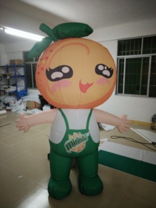 <span class=keywords><strong>Prix</strong></span> de gros, Vente chaude : Costume gonflable publicitaire personnalisé de 2mH, motif pomme, pour défilé, type mascotte - Product Image 3
