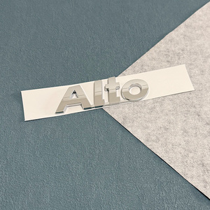 Adesivi Emblema Cofano in Plastica ABS Cromata <span class=keywords><strong>Nera</strong></span>, Decorazione Carrozzeria Auto, Adesivi per VITARA SX4 <span class=keywords><strong>S</strong></span>-<span class=keywords><strong>CROSS</strong></span> - Product Image 6