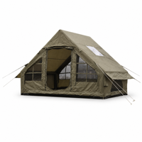 Tente Gonflable Ciel Étoilé Quatre Saisons Grande Fenêtre Panoramique Sans Montage Tissu Oxford Protection Moustiques PE Niveau 5 Résistance au Vent