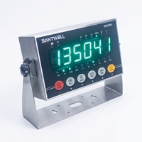 Indicador de Peso Digital de Acero Inoxidable SK330S, Pantalla LCD LED de 6 Dígitos, RS232, para Báscula de Plataforma, de Piso o de Banco, OEM