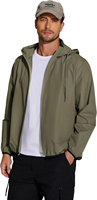 OEM Logo Brodé Personnalisé Polyester Imperméable Soft Shell Full Zip Veste Équipe Uniforme D'entreprise Vêtements De Travail Hommes