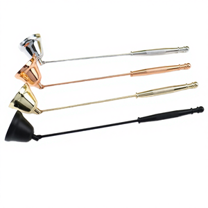 Kit d'outils de luxe en acier inoxydable de haute qualité pour l'entretien des bougies, coupe-mèche et éteignoir pour bougies parfumées, vente en gros - Product Image 4