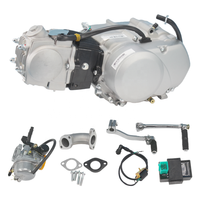 Moteur Lifan LF110cc 4 vitesses avec embrayage rapide, carburateur CDI, bloc-cylindres en fer pour Monkey Dax Pit Bike, ensemble moteur de moto tout-terrain