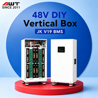 Kit de boîtier DIY pour batterie LifePO4 48V 16kWh en stock UE PL + Ensemble de 16 cellules EV MB31 Grade A 314Ah avec BMS JK et boîtier de rack à équilibrage actif