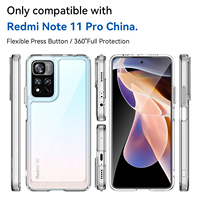 Étui de téléphone portable transparent à colle douce multicolore pour Redmi Note 11 Pro, Offre Spéciale bonbon, prix d'usine bas