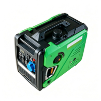 Générateur Inverter Super Silencieux 5000W Refroidi par Air, 4 Temps, Double Carburant, Portable pour Camping-Car, Camping, Événements Extérieurs, Essence JN-5000i 220V