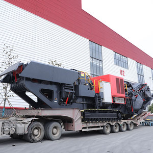 Britador Móvel de Martelo de Alta Qualidade 100-300 T/h com Motor e PLC para Processamento de Pedra em Mineração e Construção - Product Image 3