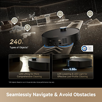 Robot Vacuum Cleaner Pintar Matrix 10 Ultra dengan Fungsi Mengepel Sonik, Daya Hisap 30000Pa, Navigasi LDS Slam, Baterai Li-Ion, Otomatis