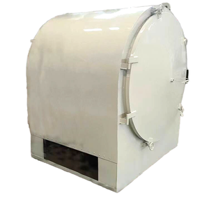 Nieuwe turnkey geautomatiseerde carbonisatie-installatie met gesloten luchtcirculatie en emissiecontrole, met motoren voor de houtskoolproductie-industrie. - Product Image 3