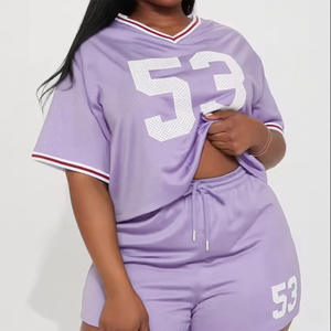 Maillot de football américain surdimensionné en maille respirante à manches courtes pour homme, design personnalisé, streetwear, taille plus - Product Image 2