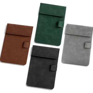 Mini Portapapeles Portátil de Cuero PU con Clip, Compacto para Transportar Notas, Recibos, Menús e <span class=keywords><strong>Facturas</strong></span> - Product Image 5