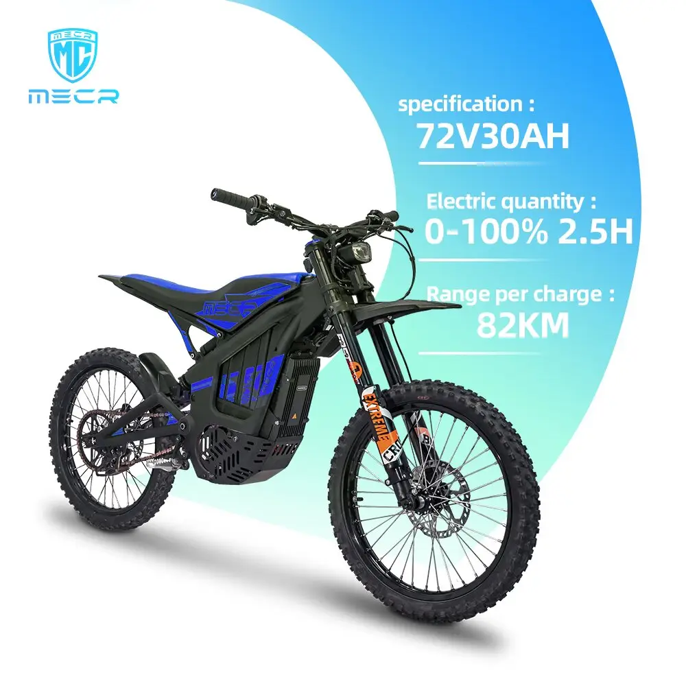 دراجة كهربائية MECR-x بقوة 70 فولت وسعة 30 أمبير في الساعة دراجة كهربائية للطرق الوعرة في مخازن الاتحاد الأوروبي