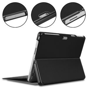 Pour <span class=keywords><strong>Microsoft</strong></span> Surface Pro 10/9 Case, PU Folio Slim Hard Shell Housse de protection pour Surface Pro 10 2024/Pro 9 13 "2022 Tablet - Product Image 2