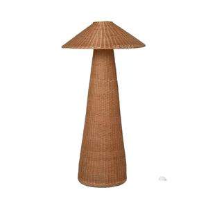Rattan Mushroom Table Lamp <b>Led</b> E27 220V Switch Control Floor Lamp For Living Room Bedroom Ambient <b>Light</b> - Product Image 5