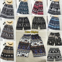 Shorts ethniques pour femmes, été, nouveau, Thaïlande, éléphant, cinq points, pantalon décontracté, maison, cool, grande taille, shorts de plage pour femmes