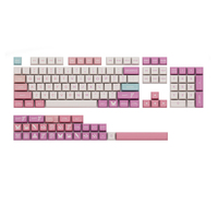Diy custom sa profile polycarbonate full transparent mechanical keyboard keycaps pbt dye sublimation valorant keycaps