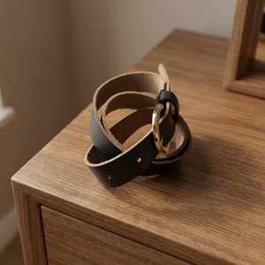 Unisex Cow Hide Genuine Leather Vintage Belt 100% Eco-Friendly Long Lasting Steel Square Pin Buckle Solid Comfortable - Product Image 1