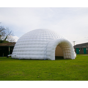 Tente gonflable incurvée d'extérieur - Tente publicitaire quatre saisons imperméable pour salon automobile et événements musicaux - Product Image 1