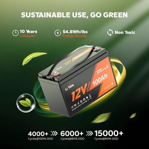 <span class=keywords><strong>Entrega</strong></span> directa EE. UU. Stock DE LA UE LiTime 12,8 V 100Ah Autocalentamiento LiFePO4 Paquete de baterí<span class=keywords><strong>a</strong></span> de litio RV Almacenamiento de energí<span class=keywords><strong>a</strong></span> en el hogar Energí<span class=keywords><strong>a</strong></span> solar - Product Image 3
