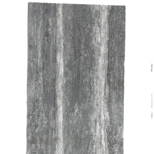 MCM Ligne en forme de X de style moderne imprimée en 3D pierre douce <span class=keywords><strong>gris</strong></span> clair nouveau design décoration murale en pierre flexible pour hôtels vente en gros - Product Image 1