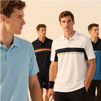 Nouveau design OEM de survêtements de tennis pour hommes uniforme de pickleball robe uniforme à séchage rapide chemise de badminton polo de volley-ball