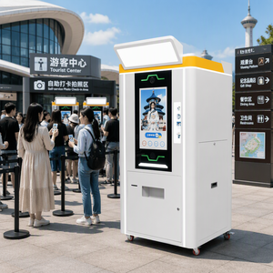 Kiosque <span class=keywords><strong>photo</strong></span> commercial, prend en charge l'impression de photos et la fabrication d'aimants pour réfrigérateur, distributeur automatique <span class=keywords><strong>24h</strong></span>/24 sans surveillance - Product Image 5