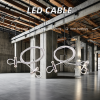 Acier galvanisé LED Éclairage de sécurité Câble de suspension Fixation au plafond Bornes à œillets en métal Application de corde Soudées