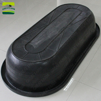 Nouveau produit spécial au Moyen-Orient Mangeoire ovale pour chameaux Équipement d'alimentation pour animaux le matériau compressif