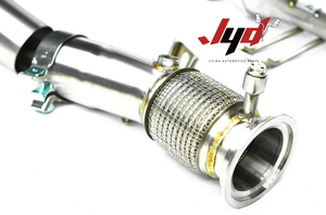 Nouveau collecteur d'échappement en acier inoxydable haute performance pour Audi R8 V10, avec catalyseur ou sans catalyseur, et bouclier thermique - Product Image 3
