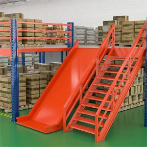 ชั้นลอยคลังสินค้าสำหรับงานหนัก ชั้นวางพาเลท ชั้นลอยเหล็ก ชั้นวางของแบบชั้นลอย กวางโจว - Product Image 2