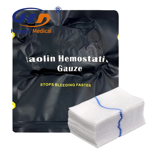 Kasa Hemostatik Kaolin Cepat, Bubuk Tanah Liat Mineral Inert yang Diimpregnasi dan Kasa Pertolongan Pertama Kaolin Lipat-Z Hemostatik untuk Luka - Product Image 2