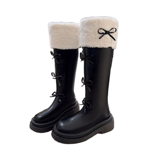 Botas Chelsea de Plataforma Plana con Cierre, Color Marrón, Estilo Coreano, de Terciopelo, para Niños, Otoño/Invierno, Retro 2026, Nuevas - Product Image 1