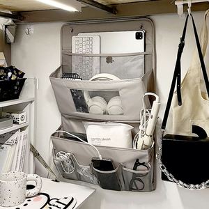 Sac de rangement en tissu multifonctionnel, nouveau design suspendu et pliable pour le rangement des vêtements dans la garde-robe et le salon - Product Image 5