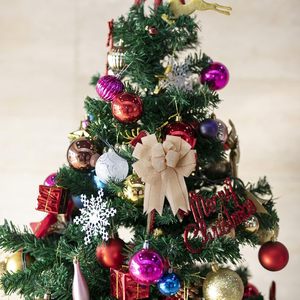 Noeuds de Noël en Chiffon Princesse à Carreaux Noirs et Blancs – Fournitures de Décoration de Noël - Product Image 4