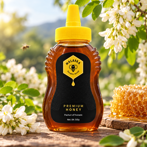 Miel pur et naturel de fleurs sauvages polyflorales de Tanzanie, bouteille de 1 kg, 60 Brix, approvisionnement en vrac, durée de conservation de 24 mois pour la transformation alimentaire - Product Image 1