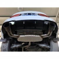 Diffuseur de pare-chocs arrière de haute qualité style RS3 avec embouts d'échappement quadruples pour Audi A3 S3 8V.5 Facelift 2017 2018 2019 2020