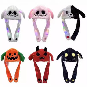 Botu oreille mobile citrouille chapeau fête jeux amusants saut fête jouet Costumes Cosplay fille dessin animé peluches adultes enfants Halloween - Product Image 2