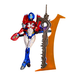 Figura de Robot Mecha ABS con Ojos Brillantes, Espada Grande, Sasa Qian, Dios de la Guerra de Llamas Azules, Alcyone, Modelo de Juguete para Armar - Product Image 5