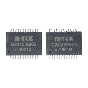 HKST G24103SKG Filtro de Red Ethernet Gigabit LAN SOP24 SMD 10/100/1000Mbps, Transformador de Aislamiento de Pulsos - Product Image 1