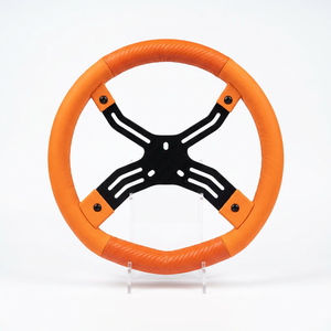 Volante in Alluminio di Nuova Progettazione 320mm Blu/Nero/<span class=keywords><strong>Rosso</strong></span> per Go-Kart Elettrici da Corsa - Product Image 1