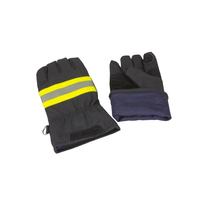 Gants ignifuges en cuir de vache Nomex EN659, combinaisons de pompier imperméables