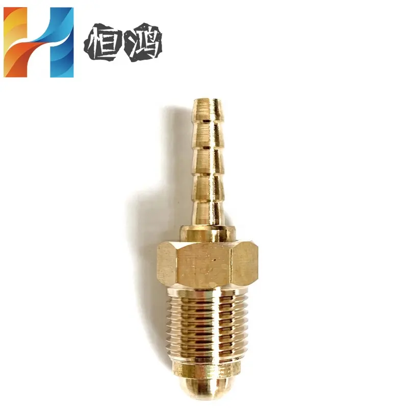 Brass Hose Thủy Lực Ferrule Ống Núm Vú Phù Hợp Kết Nối