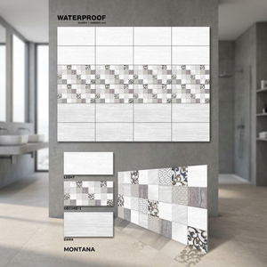 Azulejos de Pared de Cerámica Brillante de 300x600 mm con Textura de Ladrillo y Esmalte Digital para Decoración de Paredes Interiores - Product Image 3