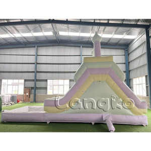 Toboganes inflables más vendidos, tobogán acuático de Casa de rebote de nuevo diseño, tobogán de piscina divertido al aire libre de grado comercial para Fiesta infantil - Product Image 6