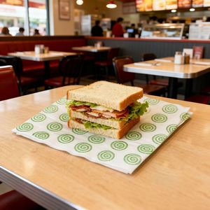 Papel para Sándwiches, Papel para Hamburguesas, Papel Encerado Antigrasa de Grado Alimenticio con Logotipo Personalizado, Papel para Hornear, Papel para Pan - Product Image 5