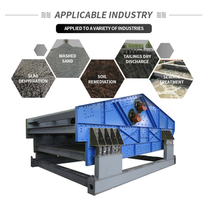 Ngành công nghiệp sifter khử nước Màn hình than mất nước sàng rung sàng hiệu quả tách công suất lớn sàng máy - Product Image 2