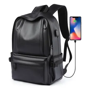 Гуанчжоу, колледж, школьные сумки для ноутбука, женский рюкзак, мужской водонепроницаемый рюкзак, кожаные сумки