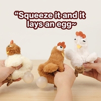 Pendentif Poussin Peluche Pondeur Tendance Mignon Créatif – Cadeau pour Étudiants, Couples, Porte-clés et Sacs à Dos