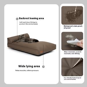 Canapé-lit pour animaux de compagnie sans poils, imperméable, détachable, lavable, de qualité supérieure, avec tapis de couchage en tissu anti-griffes pour chat - Product Image 5